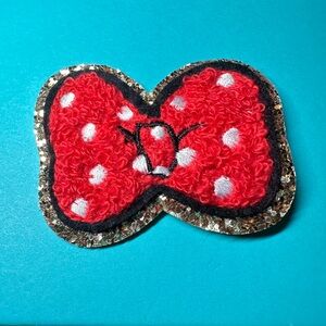 Stoney clover lane Disney Minnie Mouse Bow Varsity Patch